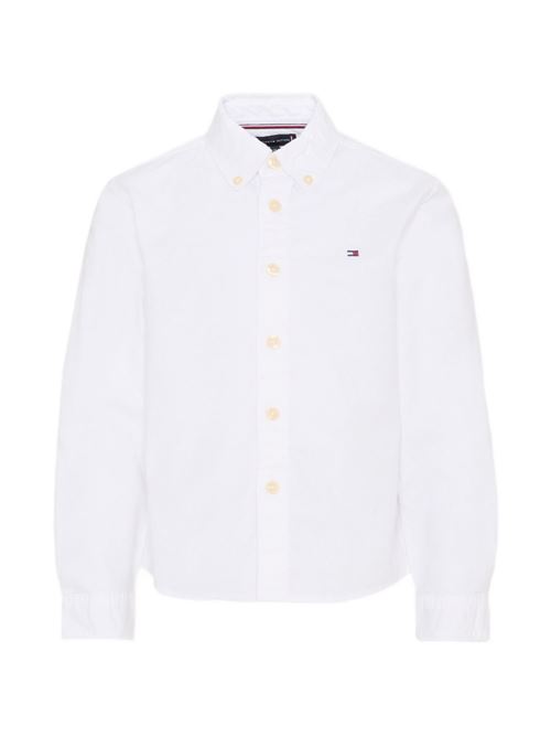 Camicia bambino Tommy Hilfiger bianca TOMMY HILFIGER KIDS | KB0KB10192YBR